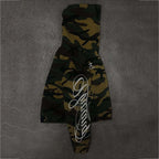 New Spring and Autumn Street Zipper Classic Camouflage Hoodie Sweatshirt Letter Printed Retro Hip Hop Casual